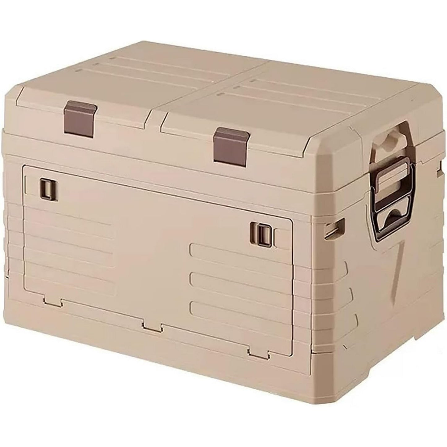 Solarplay Car Trunk Storage Box Thickened Car Storage Organizer multifunctional Plastic Stackable Storage Containers,Coffee-60L