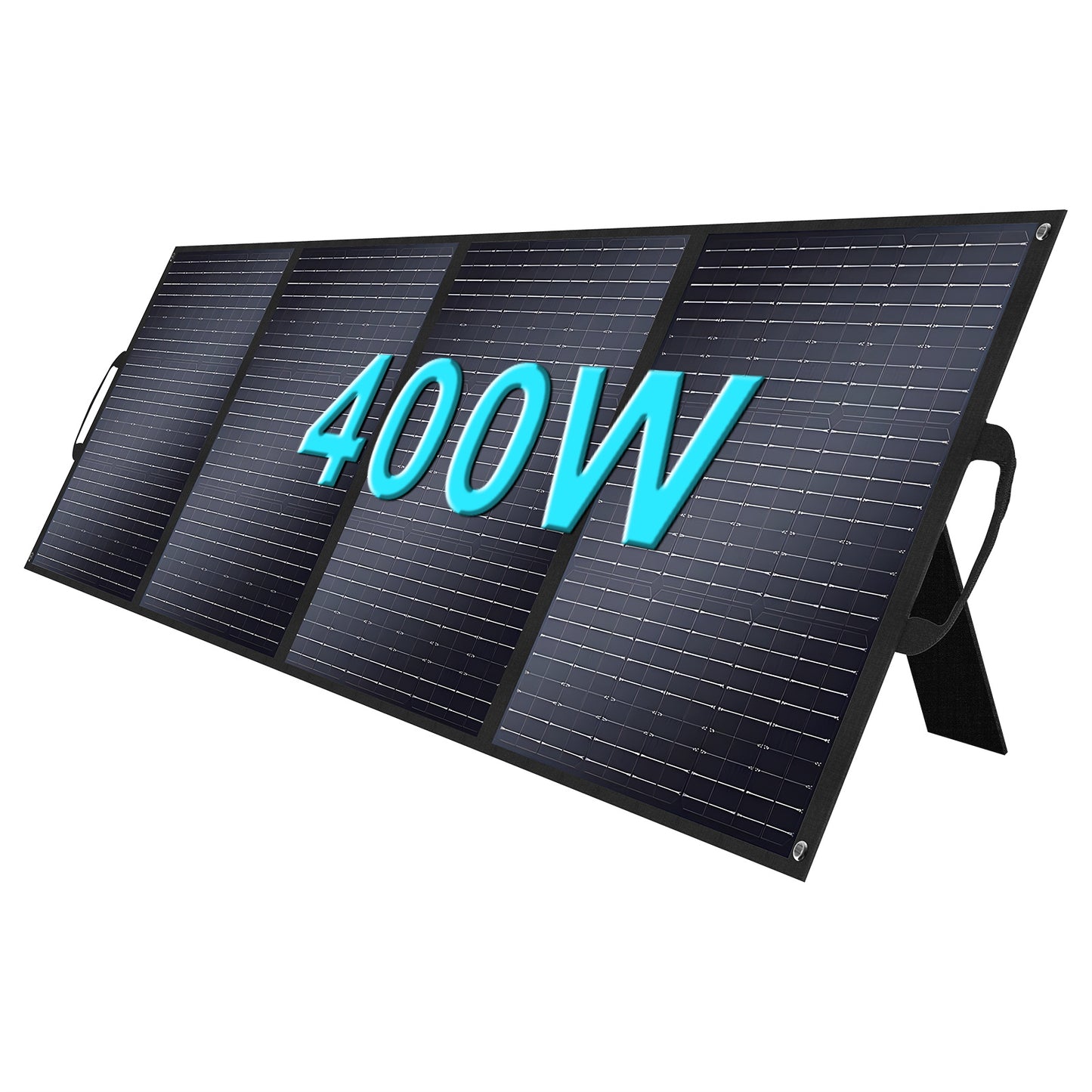 400 Watt Foldable Solar Panel for Power Station, Portable Solar Panel Charger with Adjustable Kickstands Waterproof IP65 for Home, RV, Boat, Outdoor, Camping, off Grid System