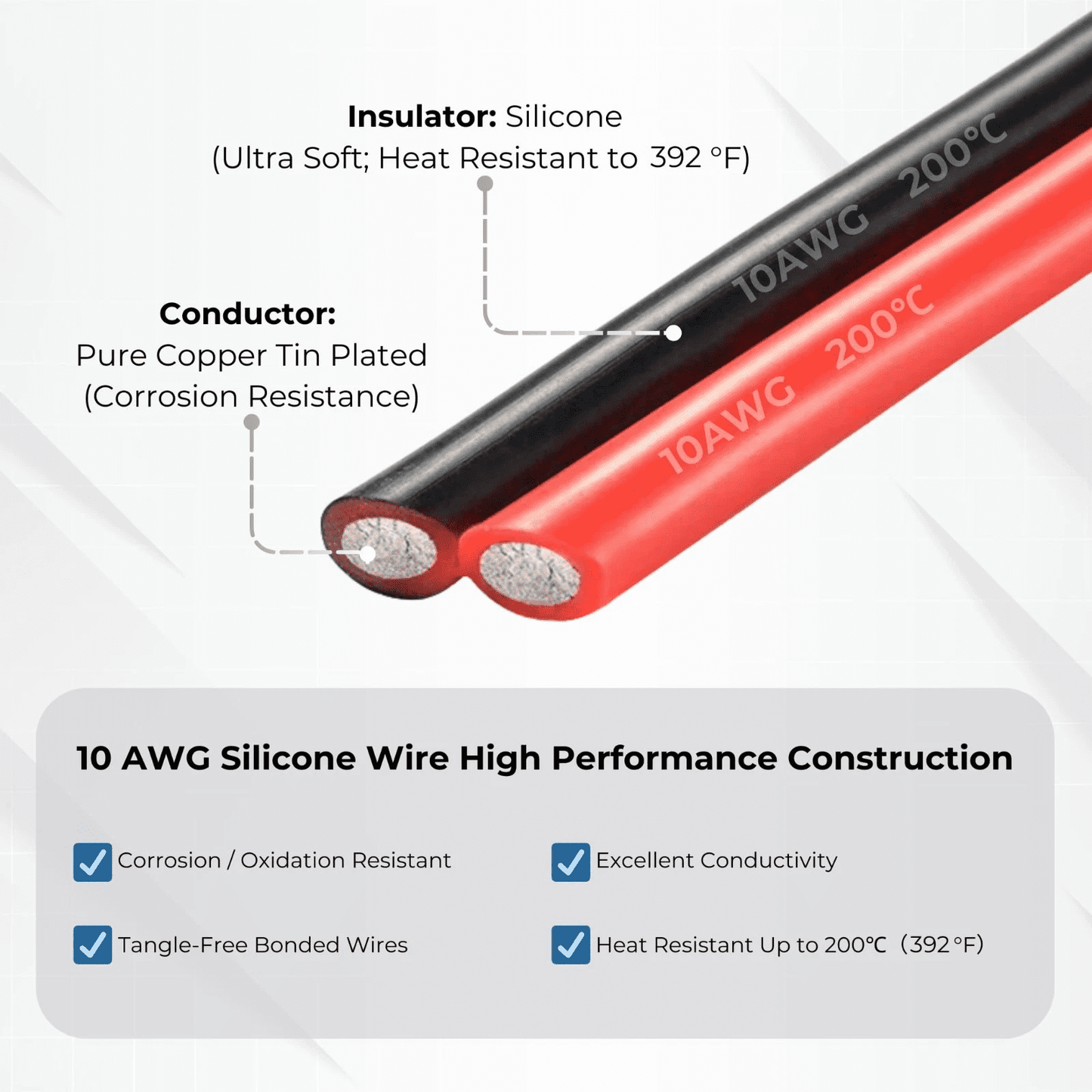 XT90 Female to Solar Panel Connector Cable 10 AWG for Solar Panel Power Station